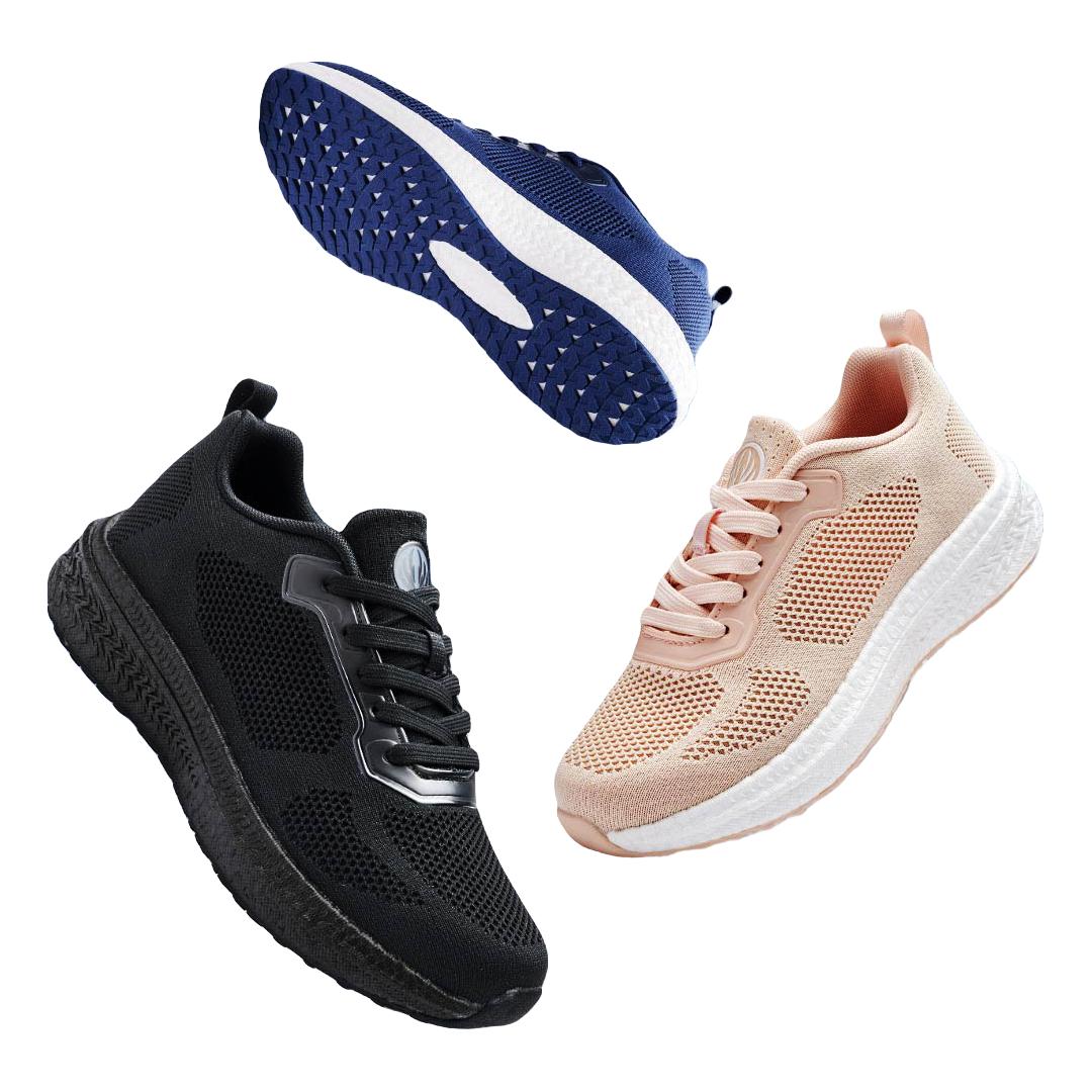 FINE PLAN 良计 稳步足弹爆米花休闲轻跑鞋（男女）