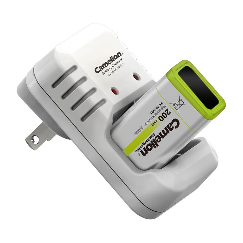 Camelion 飞狮 BC-1020B 充电电池 9V 200mAh 充电套装 2粒装