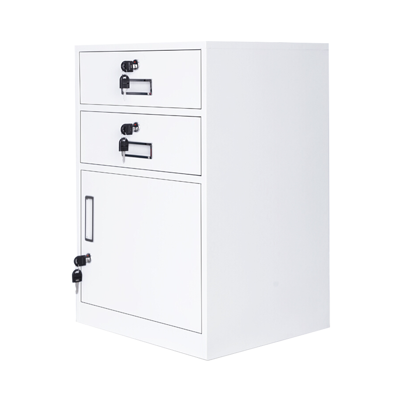 ZHONGWEI 中伟 矮柜活动柜文件柜抽屉柜桌下柜床头柜铁皮柜二斗一门