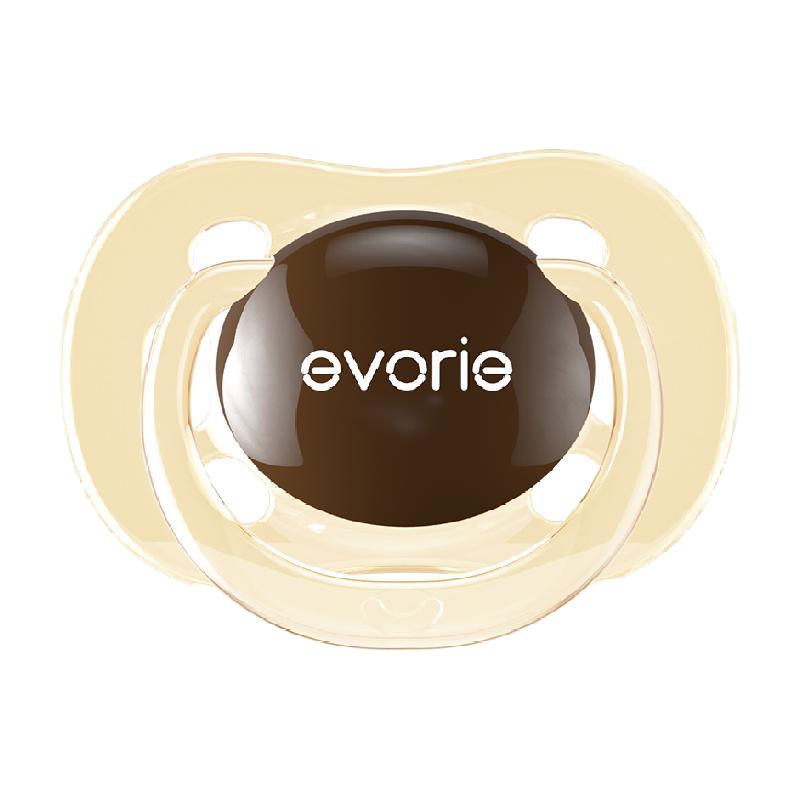 evorie爱得利安抚奶嘴婴儿安睡型0-6-18个月硅胶新生儿宝宝安慰嘴