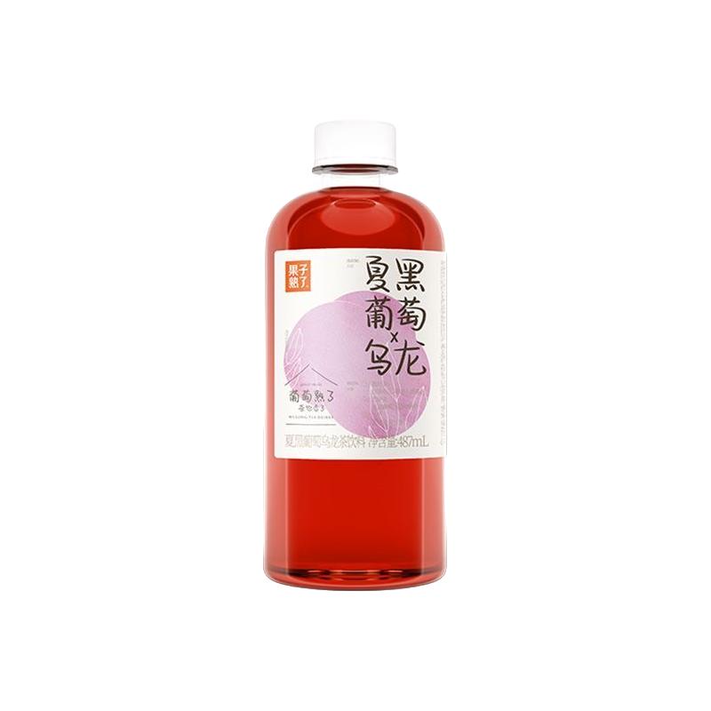 果子熟了 果汁茶梅子熟了乌龙茶金桔乌龙饮料487ml*5瓶