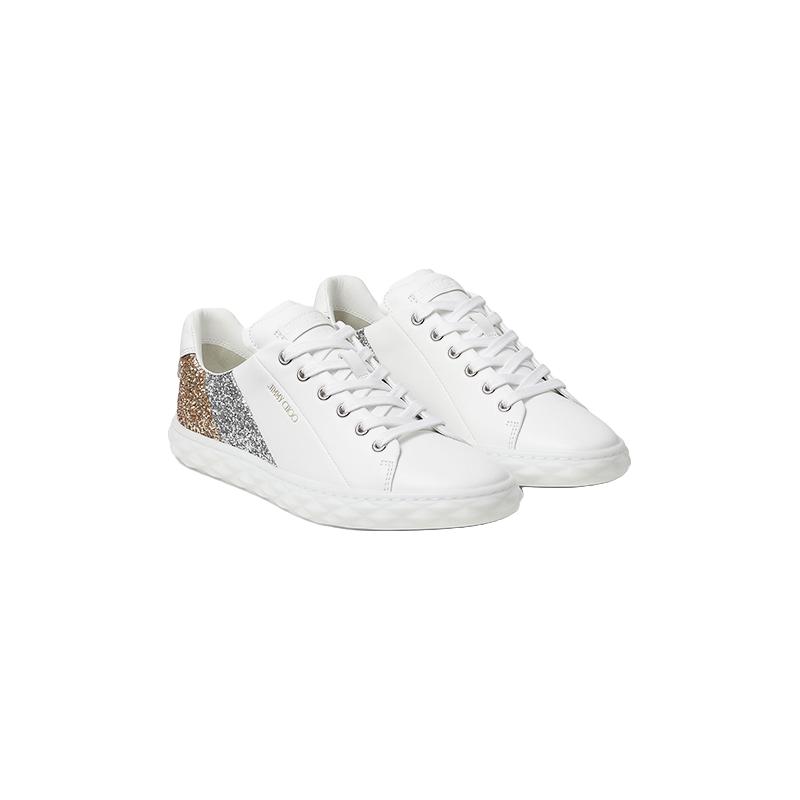  JIMMY CHOO/周仰杰 女士单鞋  43 42 41.5 41 40.5 40 39.5 39 38.5 38 37.5 37 36.5 36 35.5 35 34.5 34 纯白色/金色混色