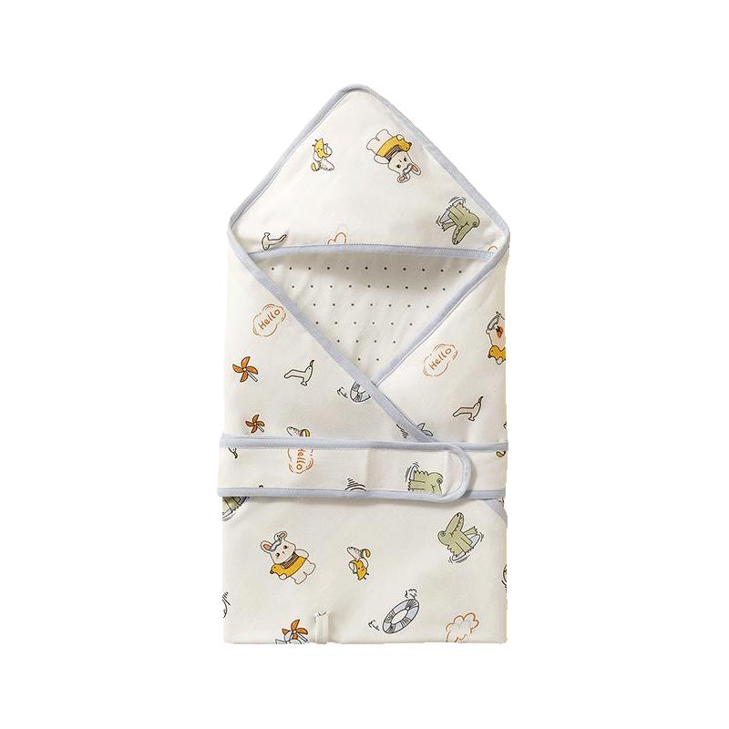 十月结晶 初生婴儿抱被宝宝纯棉包被襁褓薄款春秋夏季产房四季通用