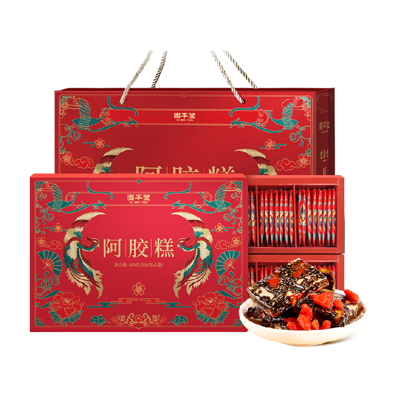 固本堂阿胶糕过年礼盒年货长辈实用补品补营养品气血