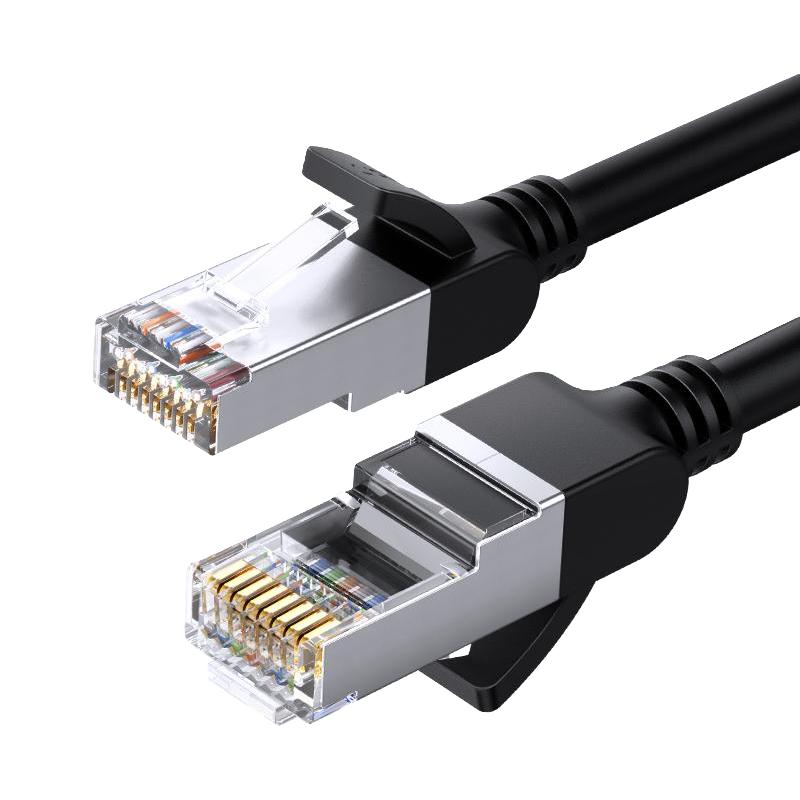 UGREEN 绿联 网线超六6类千兆家用宽带电脑连接线笔记本对接双头纯铜跳线