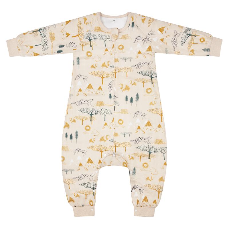 Griny 格里尼 riny 格里尼 婴儿睡袋春秋薄款宝宝竹棉纱布四季通用款空调房秋冬防踢被