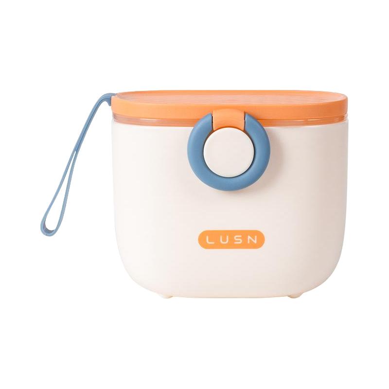 LUSN 如山 婴儿奶粉盒便携式外出辅食米粉盒子密封罐防潮储存罐分格分装