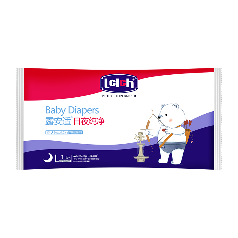 lelch 露安适 日夜柔护安心裤L码3片（乐享甜睡）
