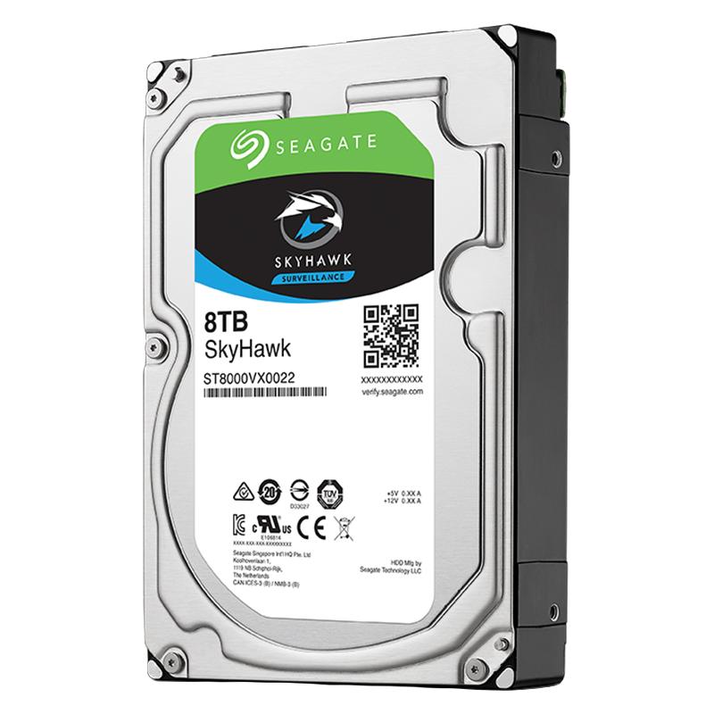 SEAGATE 希捷 酷鹰SkyHawk系列 3.5英寸监控级硬盘 8TB 256MB(7200rpm、PMR)ST8000VX0022