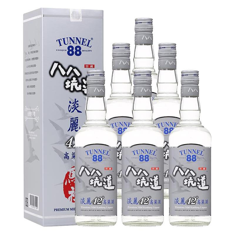  八八坑道 典藏陈高 清香型白酒  6x1x600ml 包装 42度