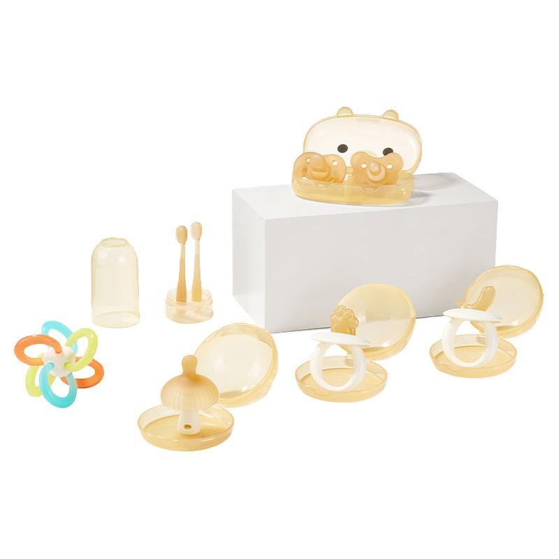 thyseed 世喜 小蘑菇牙胶婴儿磨牙棒防吃手宝宝牙咬胶0一46个月口欲期安抚