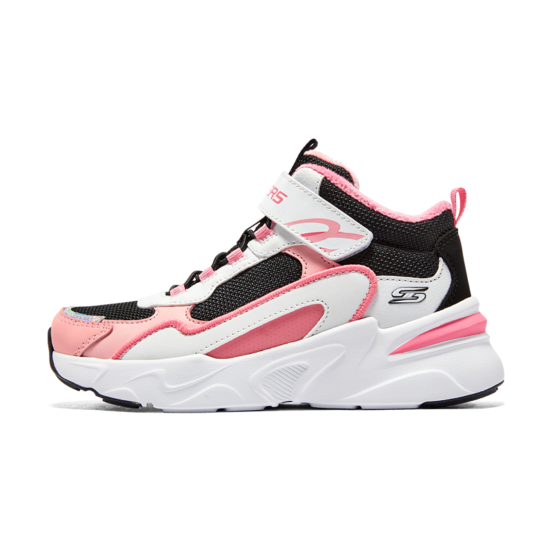 Skechers斯凯奇儿童运动老爹鞋保暖棉靴冬季童鞋女童防滑二棉鞋