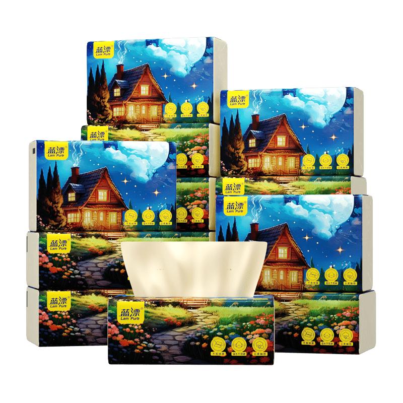 16包*224张抽纸家用实惠装餐巾纸亲肤面巾纸卫生纸