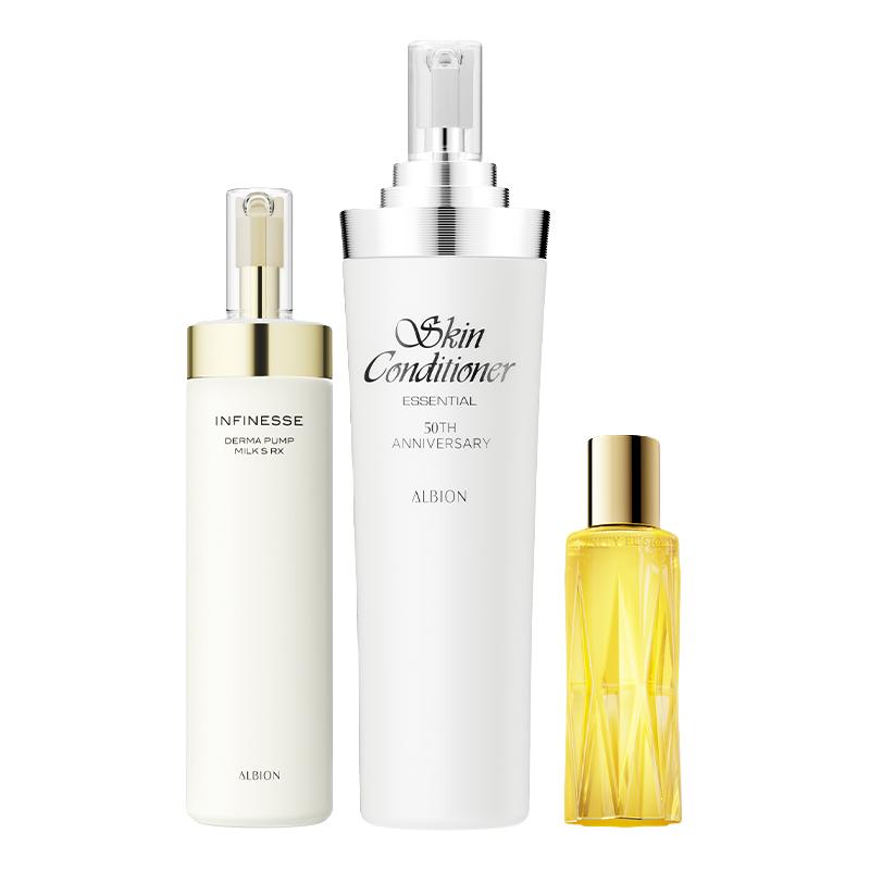 【618抢先购】澳尔滨水乳油粉套装美白提亮丰盈淡纹抗皱3件套护肤