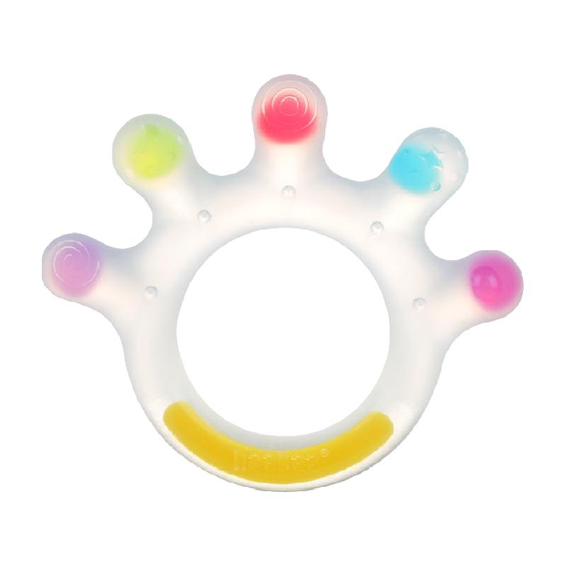 haakaa 哈咔 婴儿磨牙棒咬咬宝宝食品级硅胶玩具可水煮4六6个月手掌牙胶