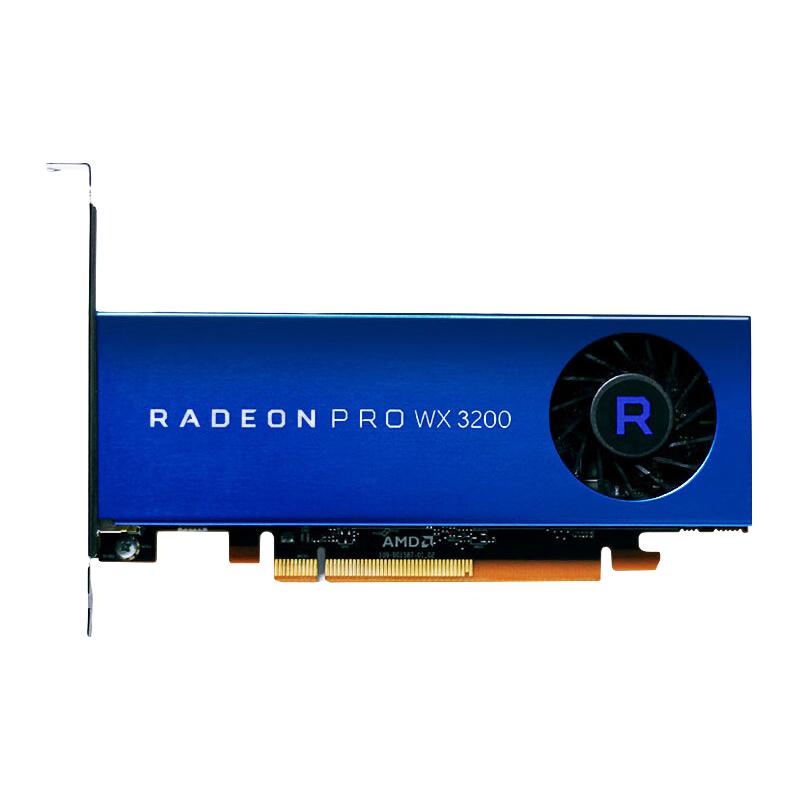 AMD Radeon Pro WX 3200 显卡 4GB 蓝色