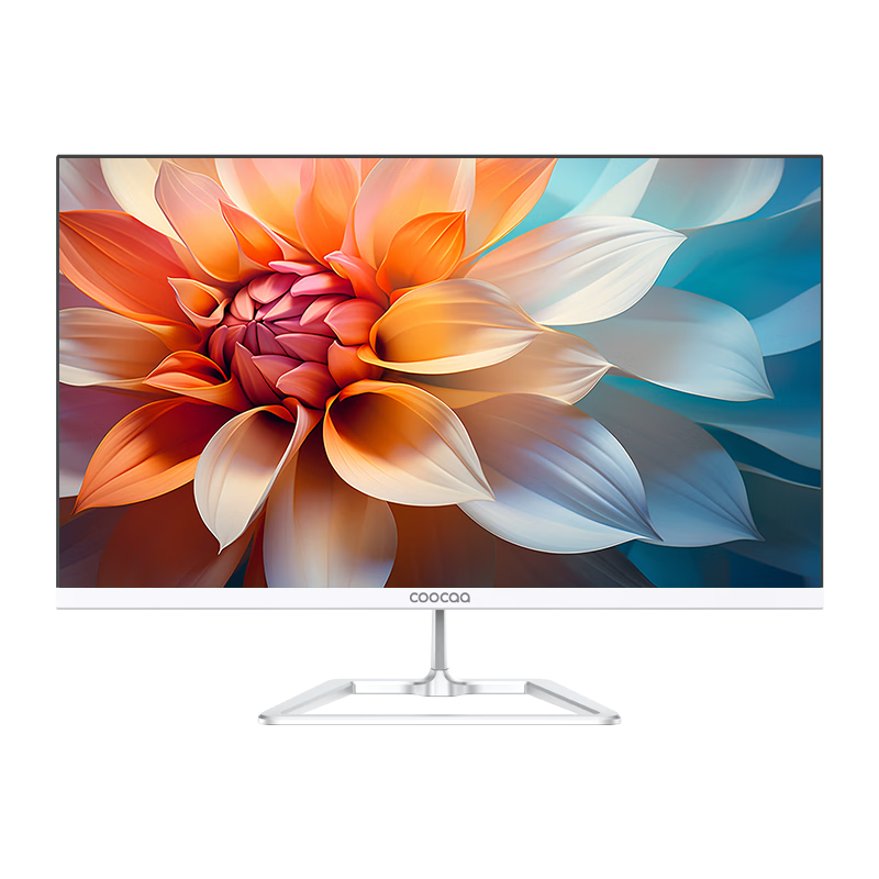 酷开（coocaa） 创维电脑 23.8英寸高清一体机电脑 办公台式主机（12代酷睿i5-12450H 16G 512G WiFi）白