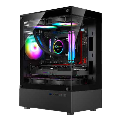 EVESKY 玄武MINI 无立柱海景房机箱  玄武MINI黑色