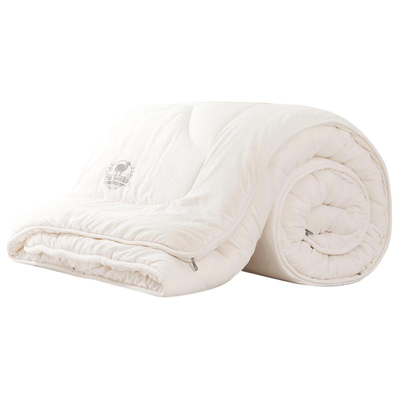 乐蜗家纺LOVO罗莱生活 100%纯澳州羊毛被芯子A类抗菌防螨升温4.7斤200*230cm白 100%澳毛A类抗菌防螨 1.5m床/1.8m床200*230cm