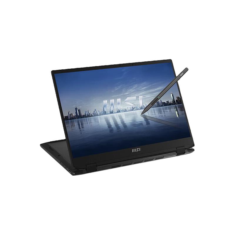 MSI 微星 Summit E16 Flip Evo 十三代酷睿版 16英寸 翻转设计本 黑色（酷睿i7-1360P、核芯显卡、16GB、1TB SSD、2.5K、IPS、165Hz、MS-1592）