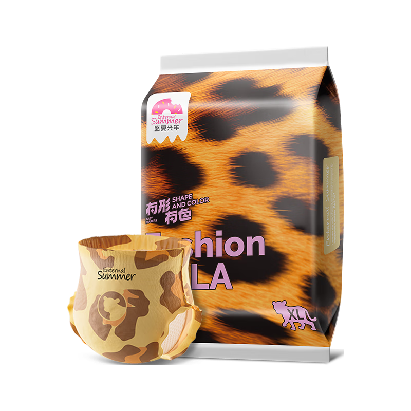 盛夏光年有形有色裤型婴儿纸尿裤XL码4片装