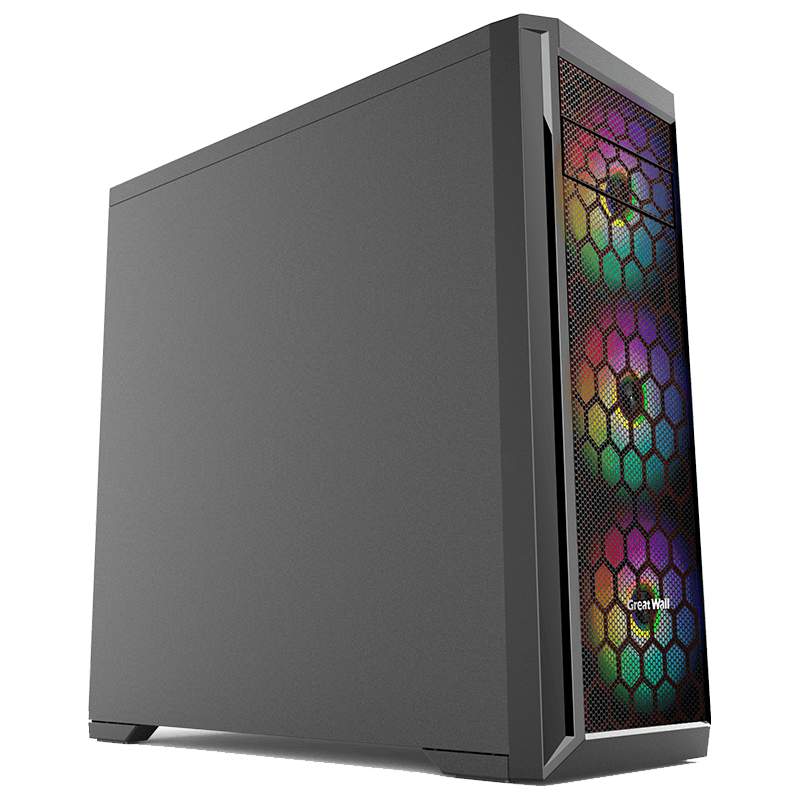  Great Wall/长城 360水冷位 电脑机箱  黑