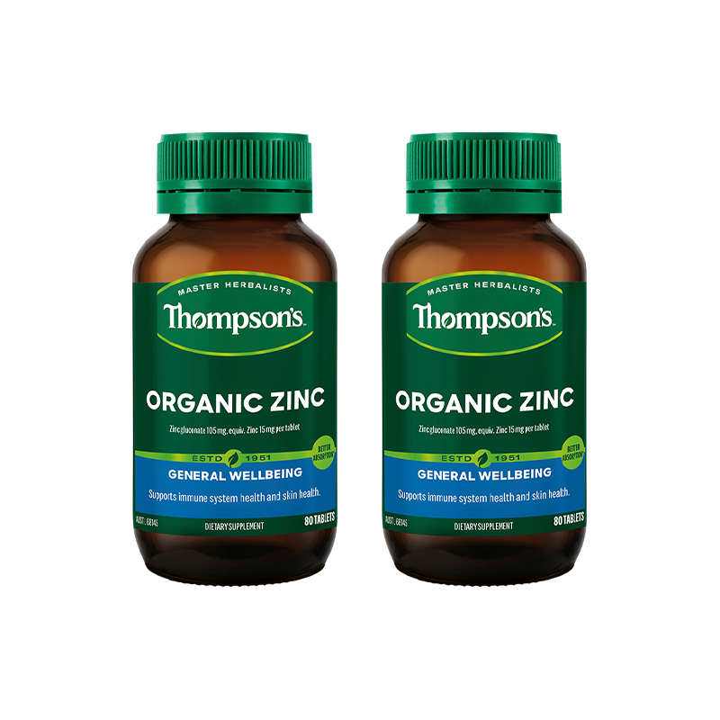 THOMPSON'S 汤普森 高浓度补锌片 2瓶装