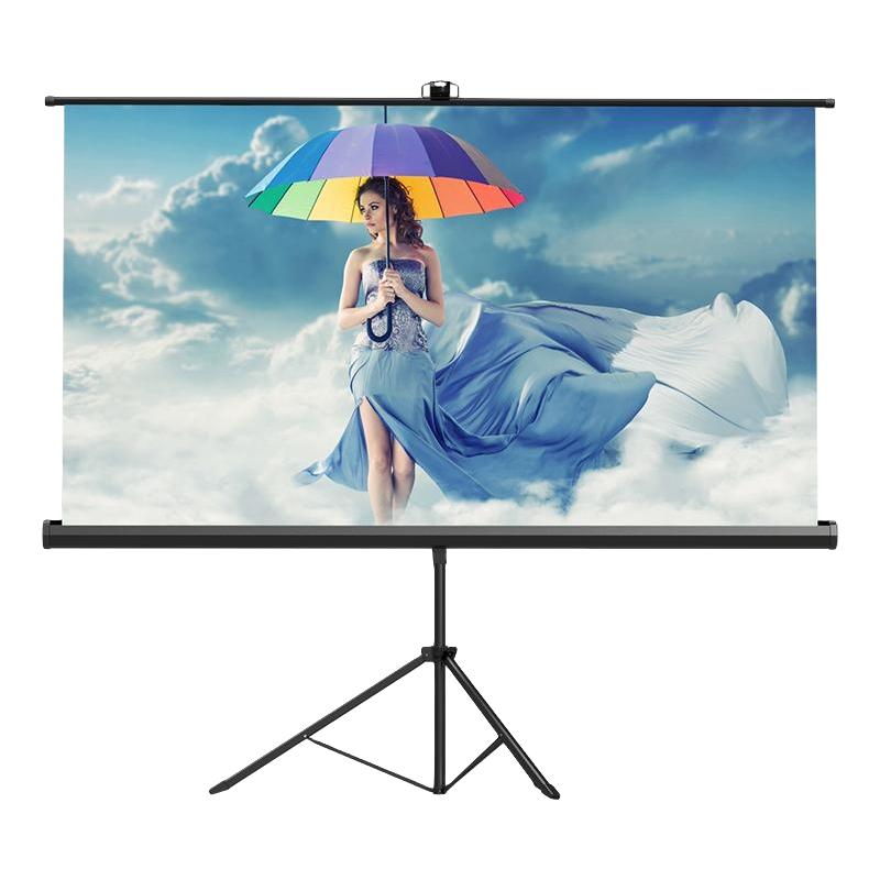 艾瑞尔 全面屏三脚支架幕 16:9 72英寸