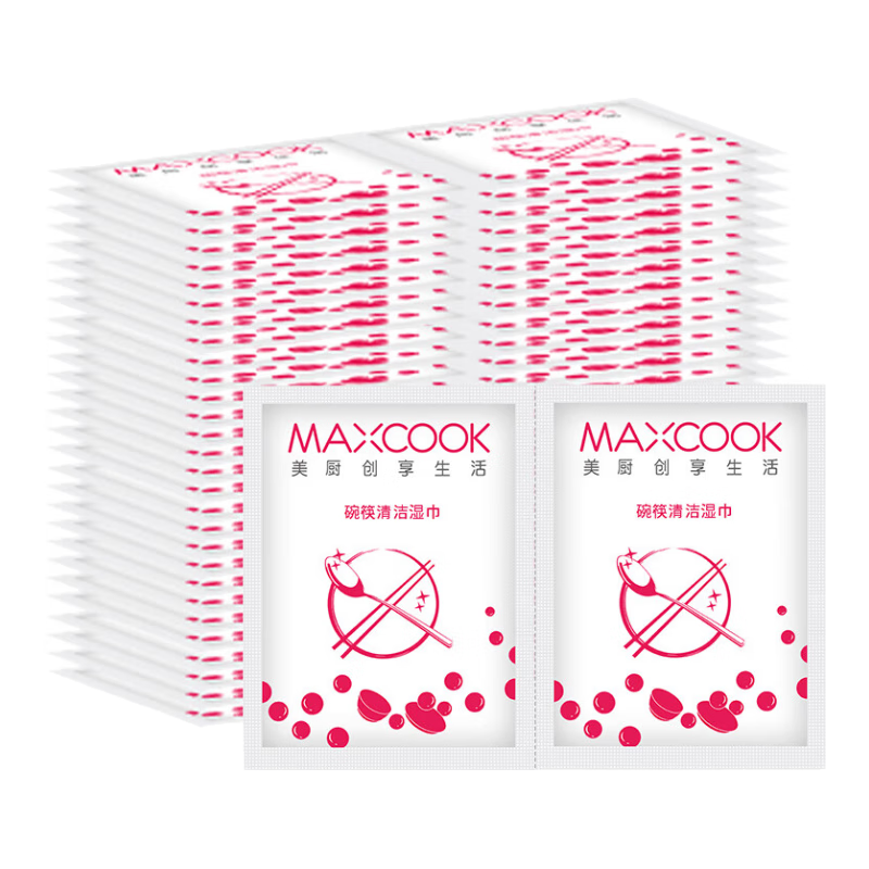 美厨（MAXCOOK）清洁布百洁布 碗筷餐具饭盒清洁湿巾厨房抹布 单片装