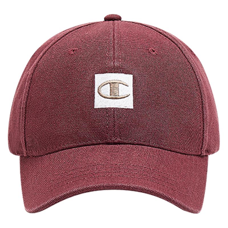 Champion冠军秋季棒球帽休闲潮流鸭舌帽美式弯檐软顶男女撞色