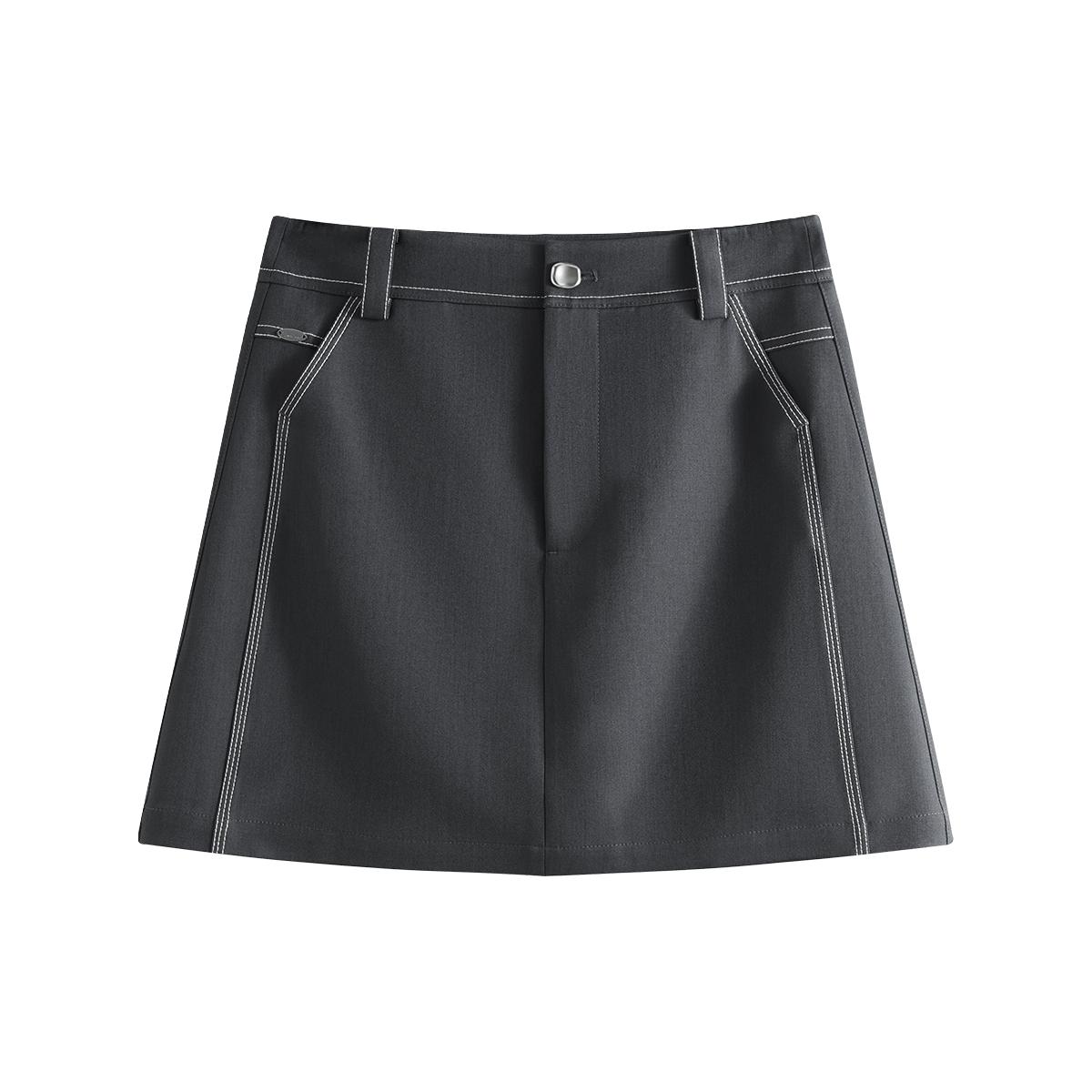 通勤百搭显瘦小A半身裙女2025春精致修身短裙子