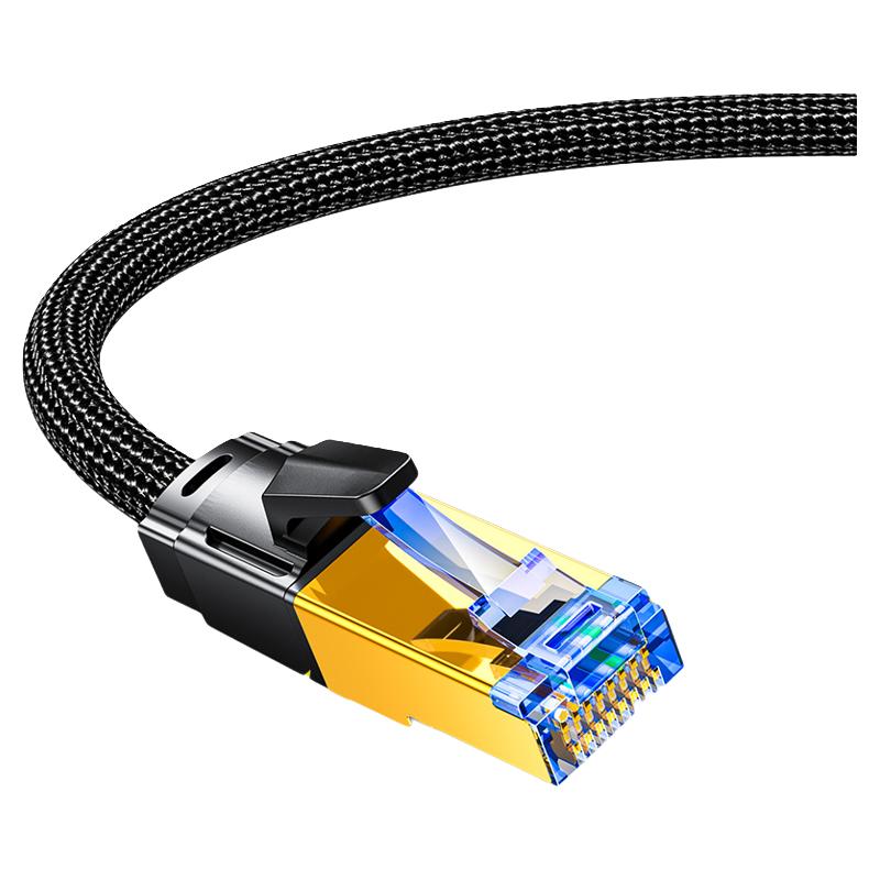 SAMZHE 山泽 网线八类万兆家用宽带网络cat8超七类7六6类千兆线米连接电竞