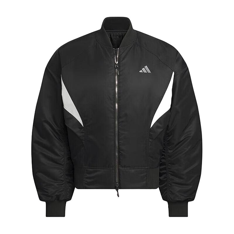 Adidas 阿迪达斯 棉衣男装2020冬季新款户外运动夹棉夹克连帽防风保暖舒适休闲外套 DZ1405 橙色 S