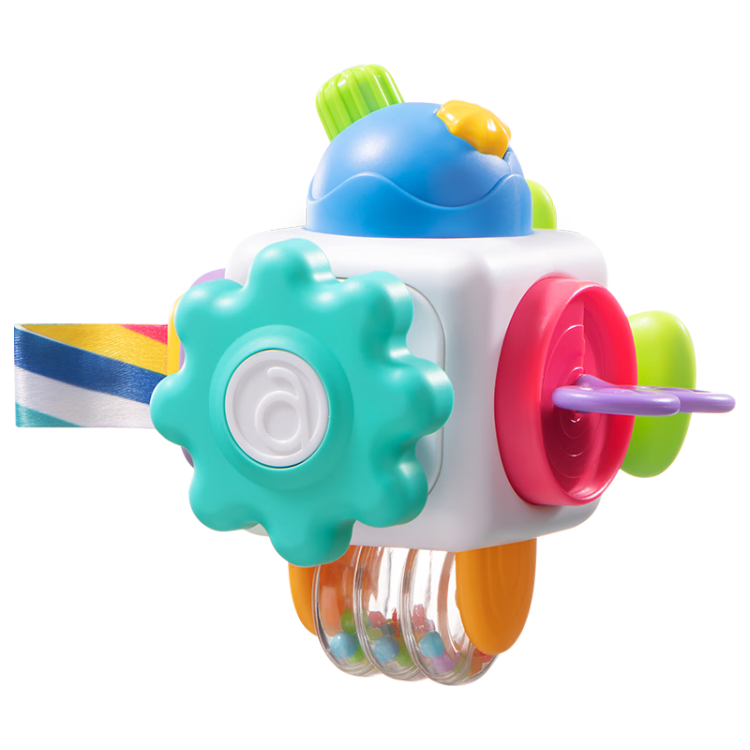 澳贝（auby）婴幼儿童玩具忙碌球男女抚触手抓忙早教启智男女孩周岁