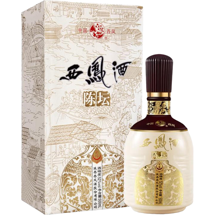 西凤酒 陈坛 名尊 52%vol 凤香型白酒 500ml 单瓶装