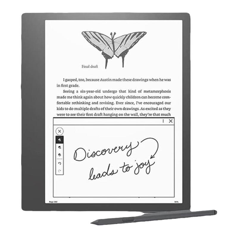 日本进口KINDLE 现货新品Kindle Scribe 电子书阅读器 电纸书 墨水屏10.2英寸可手写