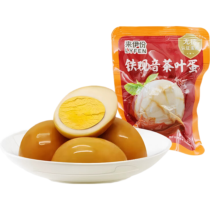 来伊份蜜饯果干办公室解馋小零食 铁观音茶叶蛋35g 铁观音茶叶蛋35g