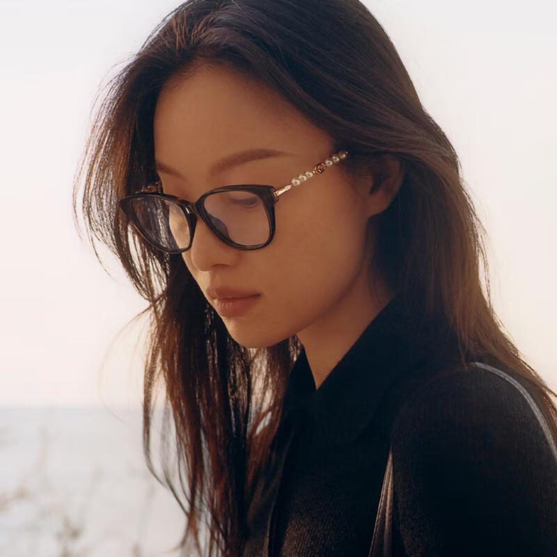  GUCCI/古驰 倪妮同款 女士近视眼镜架  个性哈瓦那GG1972OA-003