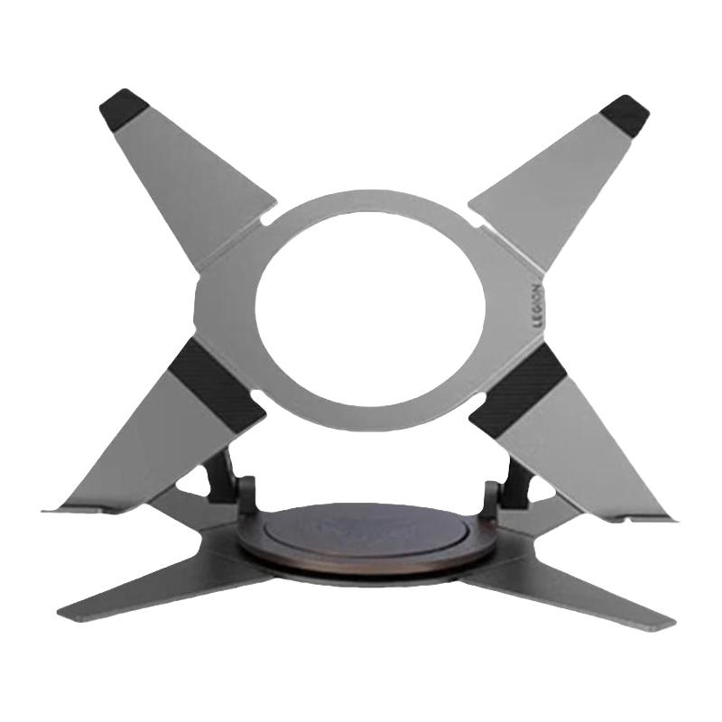 联想拯救者笔记本支架散热Z7冰刃360°旋转支架 冰刃铝合金散热底座 笔记本散热架增高稳固承重支架