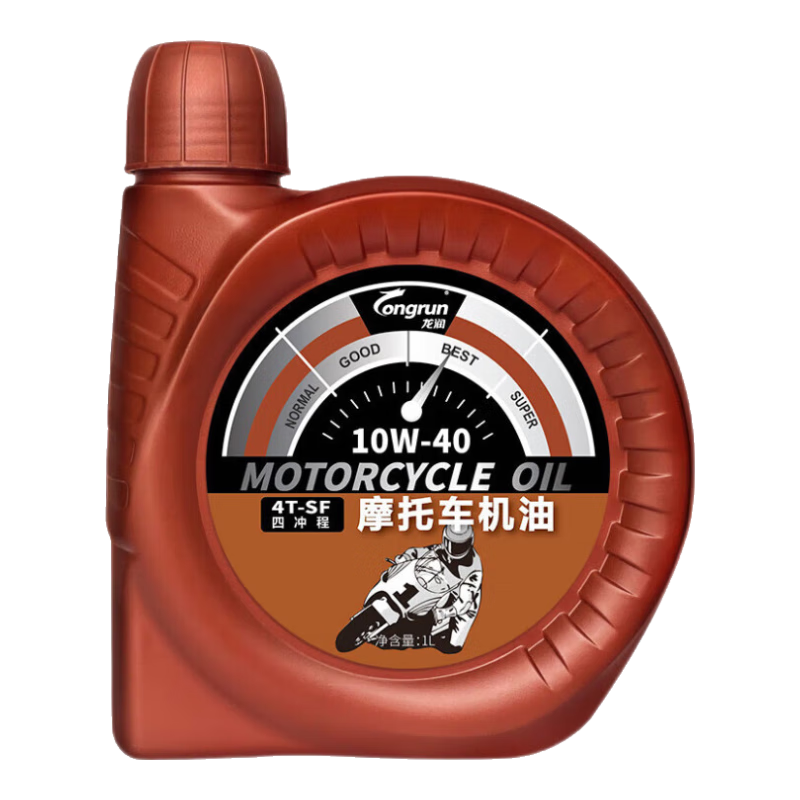 longrun 龙润 4T 四冲程摩托车机油 10W-40 SF级 1L