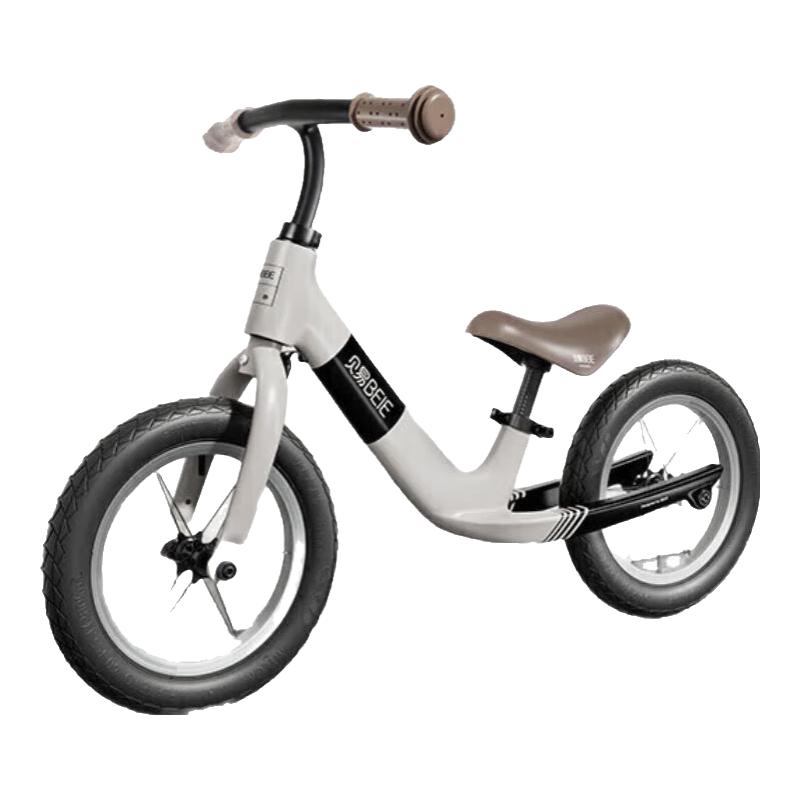 贝易R5平衡车儿童车宝宝小童滑步车婴儿幼儿宝宝滑行脚踏学步车 入门竞技款-适用2-7岁 - 云母灰