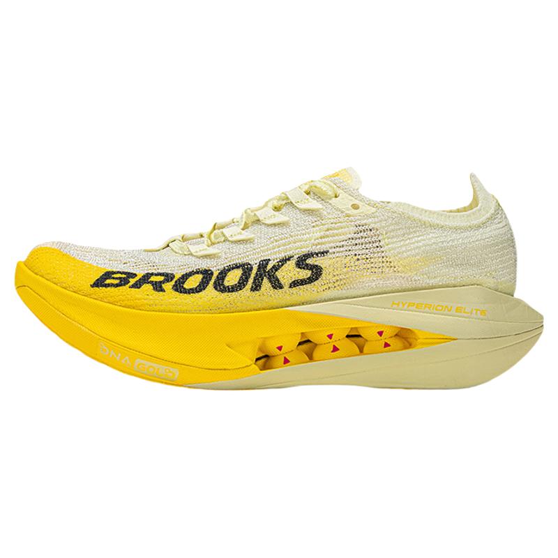 布鲁克斯（BROOKS）Hyperion Elite龙卷风5竞速跑鞋男女马拉松运动 荧光粉橘/雾水蓝