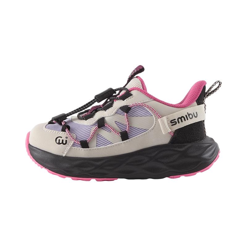 SMIBU童鞋儿童运动鞋2025秋户外棉鞋男童女童登山鞋冬加绒