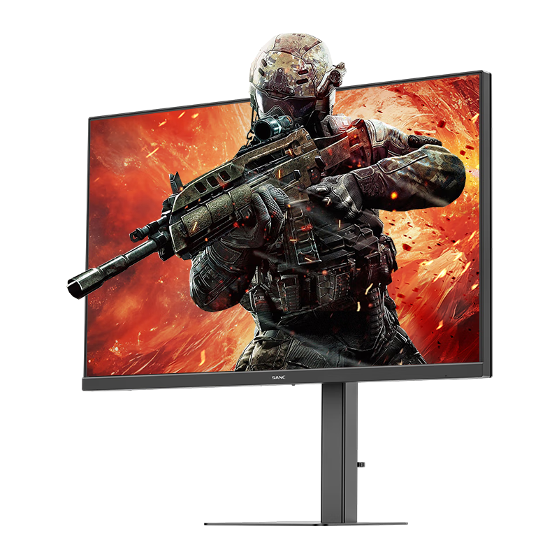 SANC盛色27英寸2K340Hz FastIPS硬件低蓝光IGZO技术1ms旋转升降 HDR400电竞显示器无畏契约电脑屏幕G75