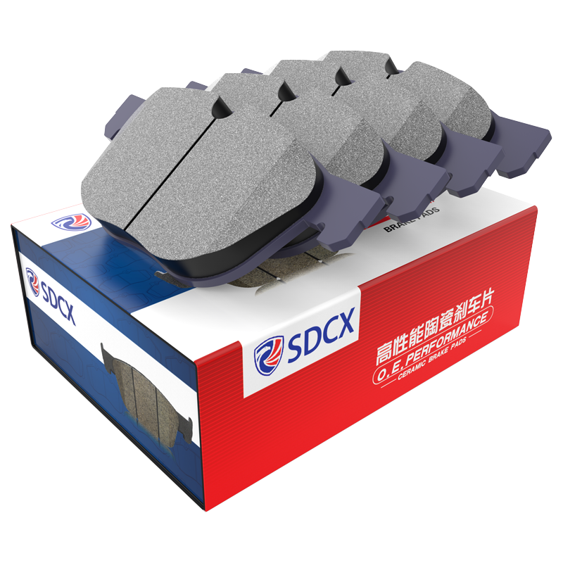 SDCX陶瓷刹车片适用于前轮1套4片适用于大众 /别克/福特/雪佛兰/本田/丰田/日产/现代/斯柯达/宝骏/比亚迪
