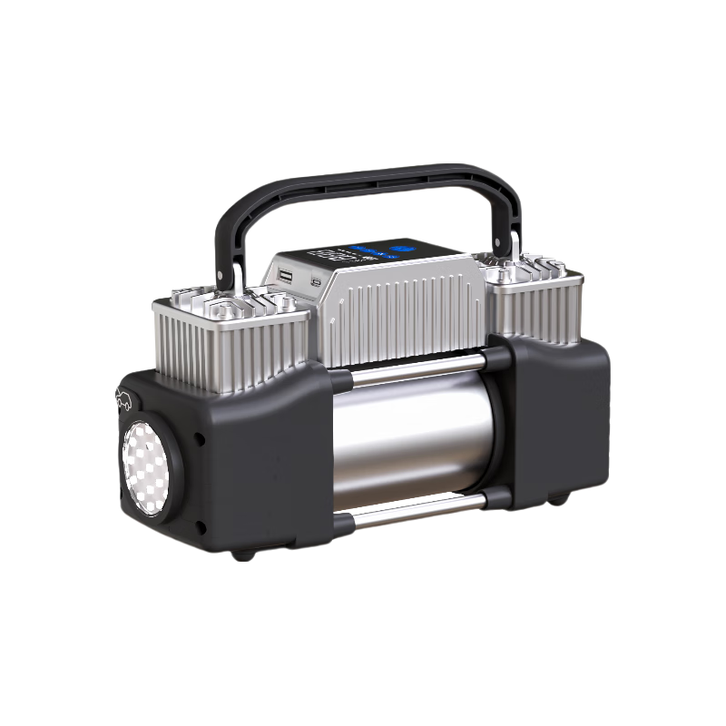 雷傲汽车应急启动电源车载充气泵一体机 【锂电无线双缸】