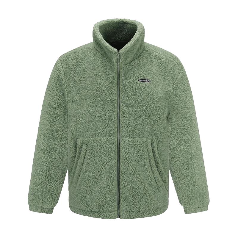 SCALER思凯乐摇粒绒外套男女同款抓绒卫衣宽松保暖外套羊羔绒外套