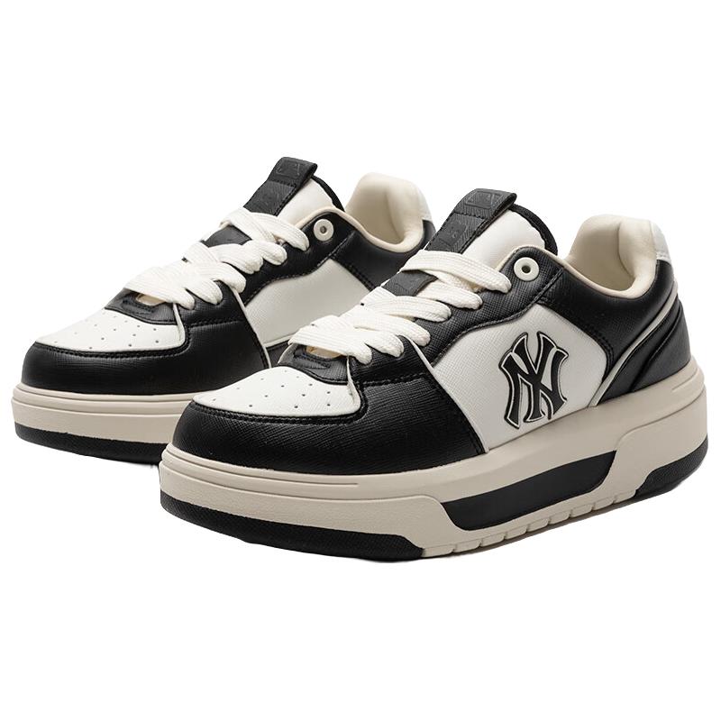 美职棒（MLB）鞋子男女休闲板鞋时尚学院风系列学长鞋24春季3ASXCLS4N 纽约洋基队/黑色 37.5 235