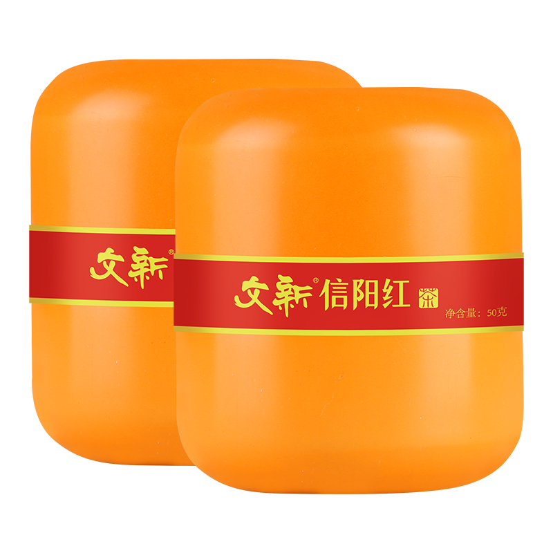  文新 蜜香 红茶  【高性价比】信阳红口粮100g 罐装 100g