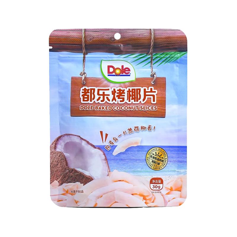 【买5送】DOLE都乐烤椰片 印度尼西亚原料 休闲零食椰子片30g